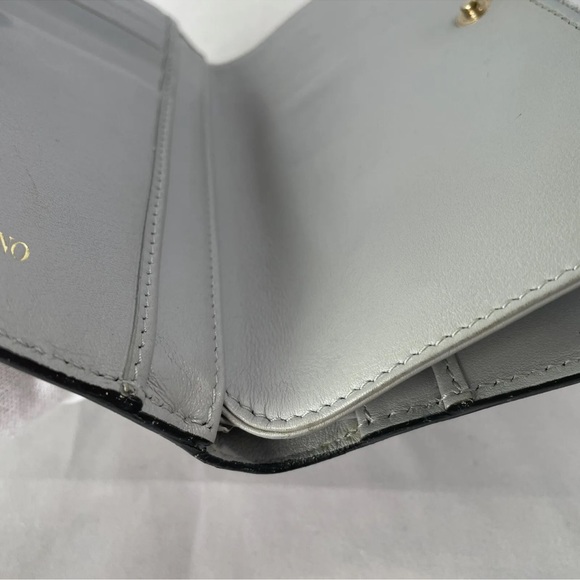 Valentino Garavani Rockstud Gray Smooth Leather Long Wallet. Authentic! - Picture 13 of 16